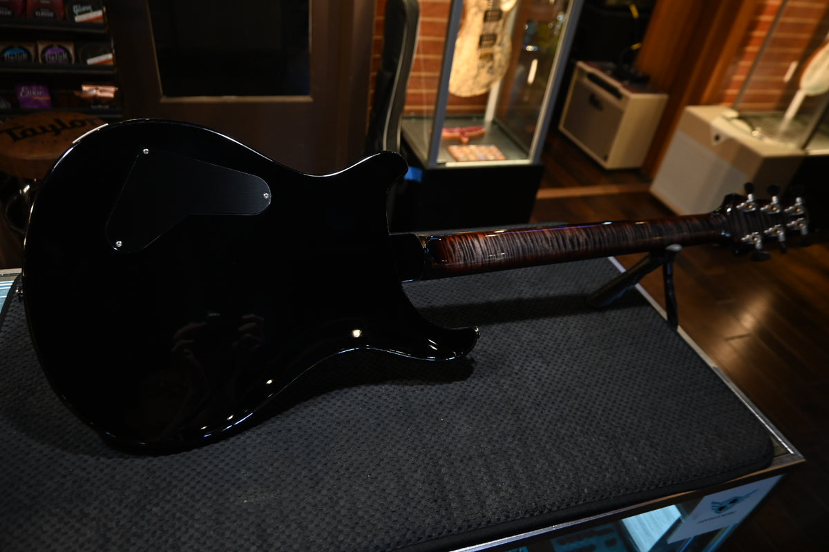 PRS Wood Library Custom 24 Stoptail Limited Edition 10-Top - Charcoal Tri-Color Sunburst Guitar #3423