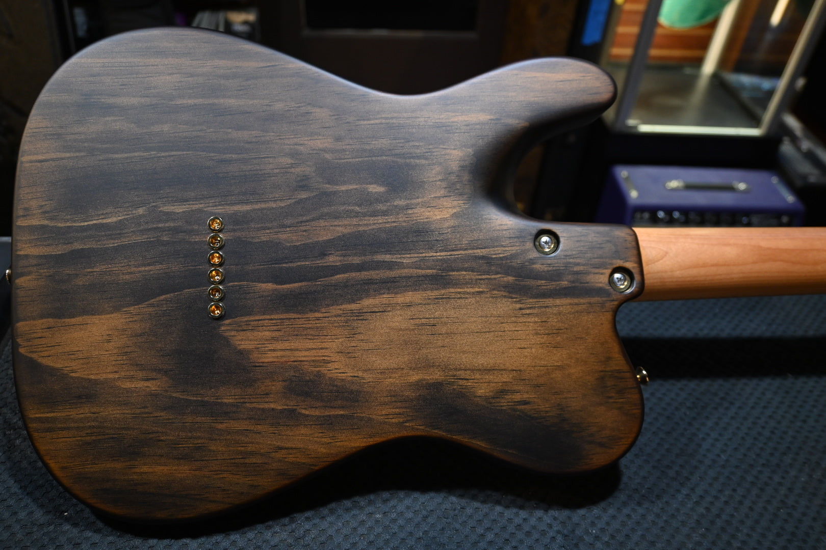 Tom Anderson T Icon Roasted Pine - Satin Rustic Brown Guitar #125A - Danville Music