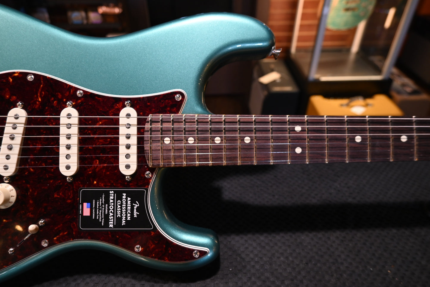 Fender American Classic Stratocaster - Faded Sherwood Green Metallic Guitar #1995