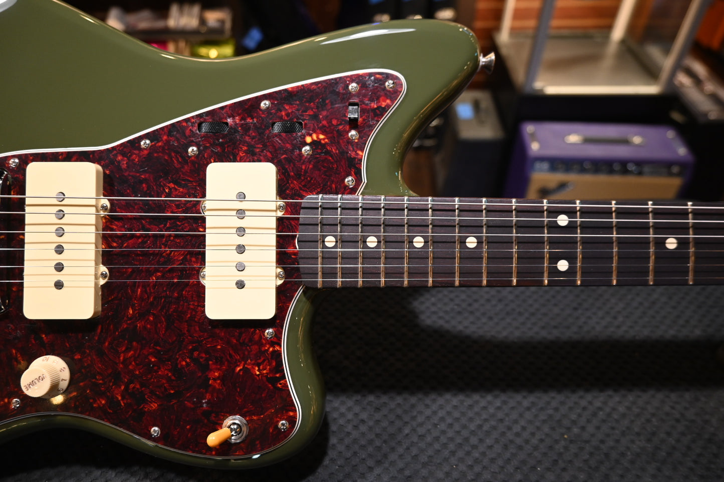 Fender Limited Edition Vintera II ‘50s Jazzmaster - Olive Guitar #7300 - Danville Music