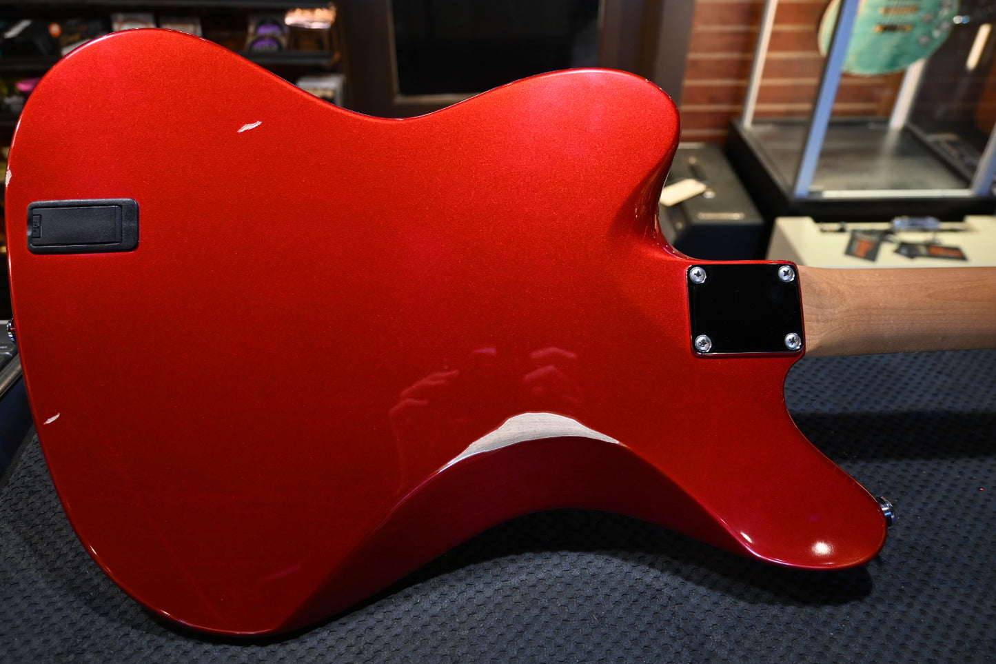 Suhr Classic JM Antique Limited Edition Mastery Bridge - Candy Apple Red Guitar #9376 - Danville Music