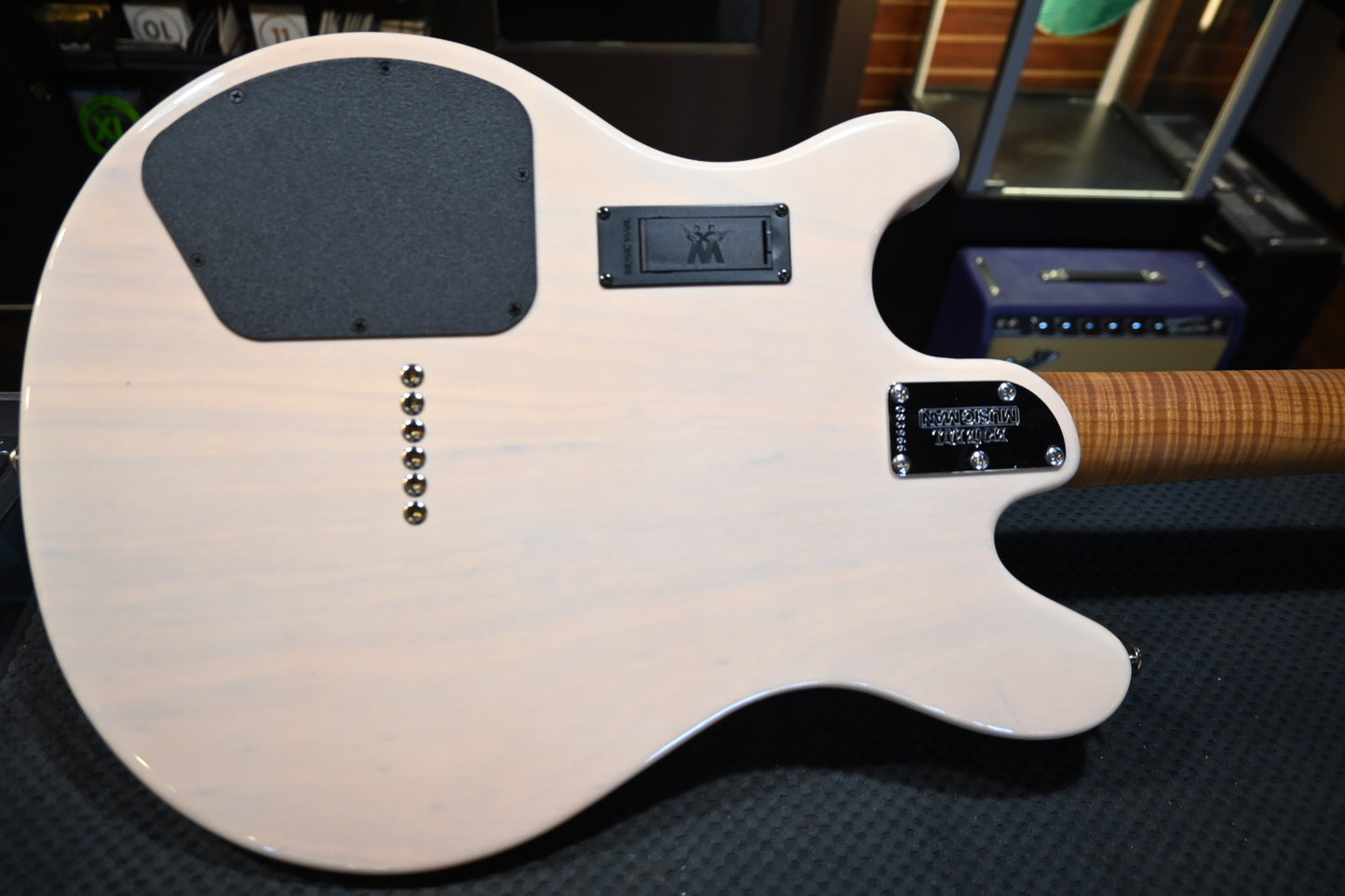 Music Man Valentine - Trans Buttermilk Guitar #3966 USED - Danville Music