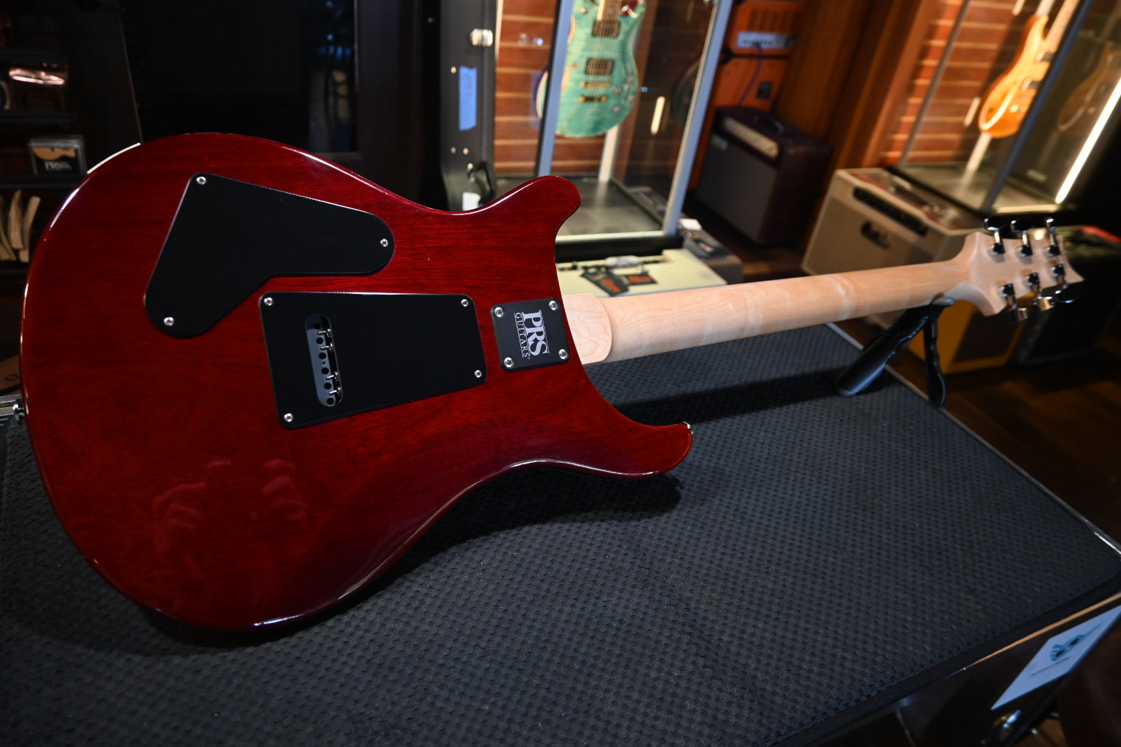 PRS CE 24 Semi-Hollow 2021 - Fire Red Guitar #4767 - Danville Music