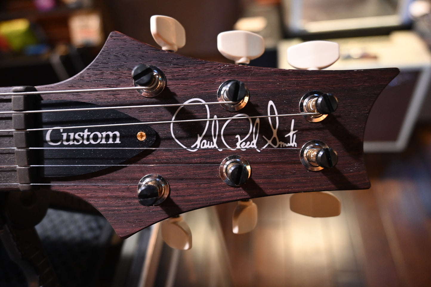 PRS Custom 24-08 10-Top One Piece Top - Whale Blue Smoke Burst Guitar #9994 - Danville Music