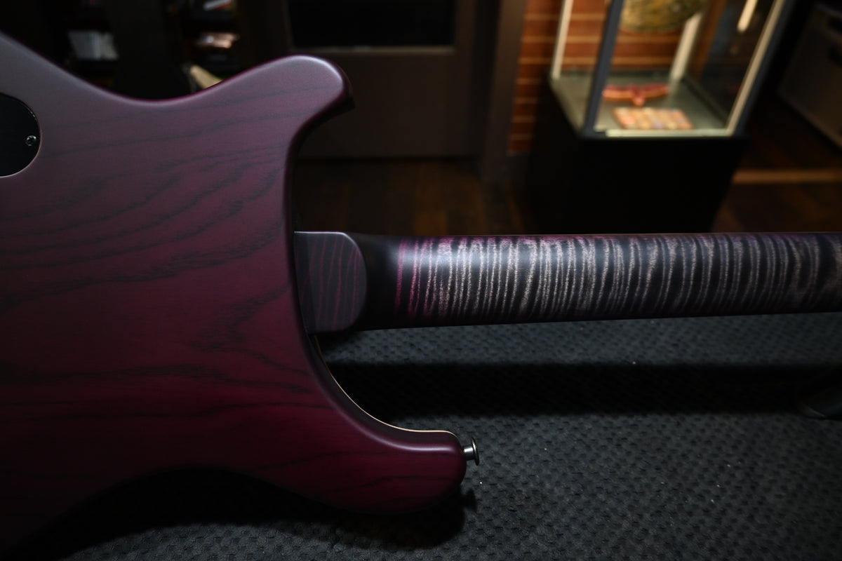 PRS Wood Library Holcomb 10-Top - Charcoal Purple Burst Satin Guitar #3329