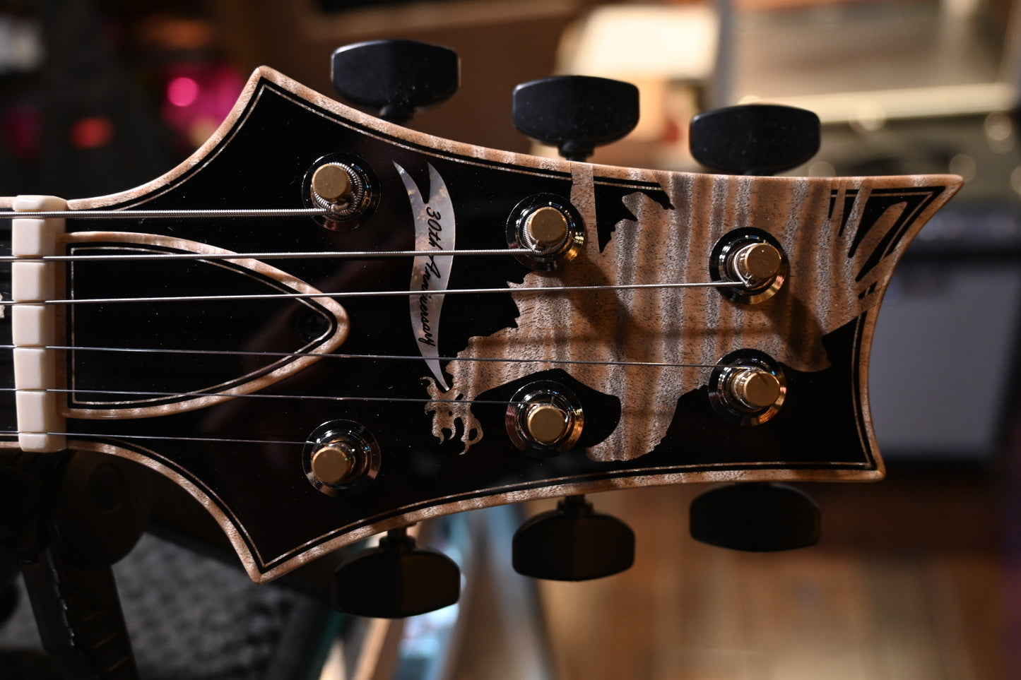 PRS Private Stock 30th Anniversary ‘Birds of a Feather’ Hollowbody I Limited - Frostbite Glow Guitar #0234