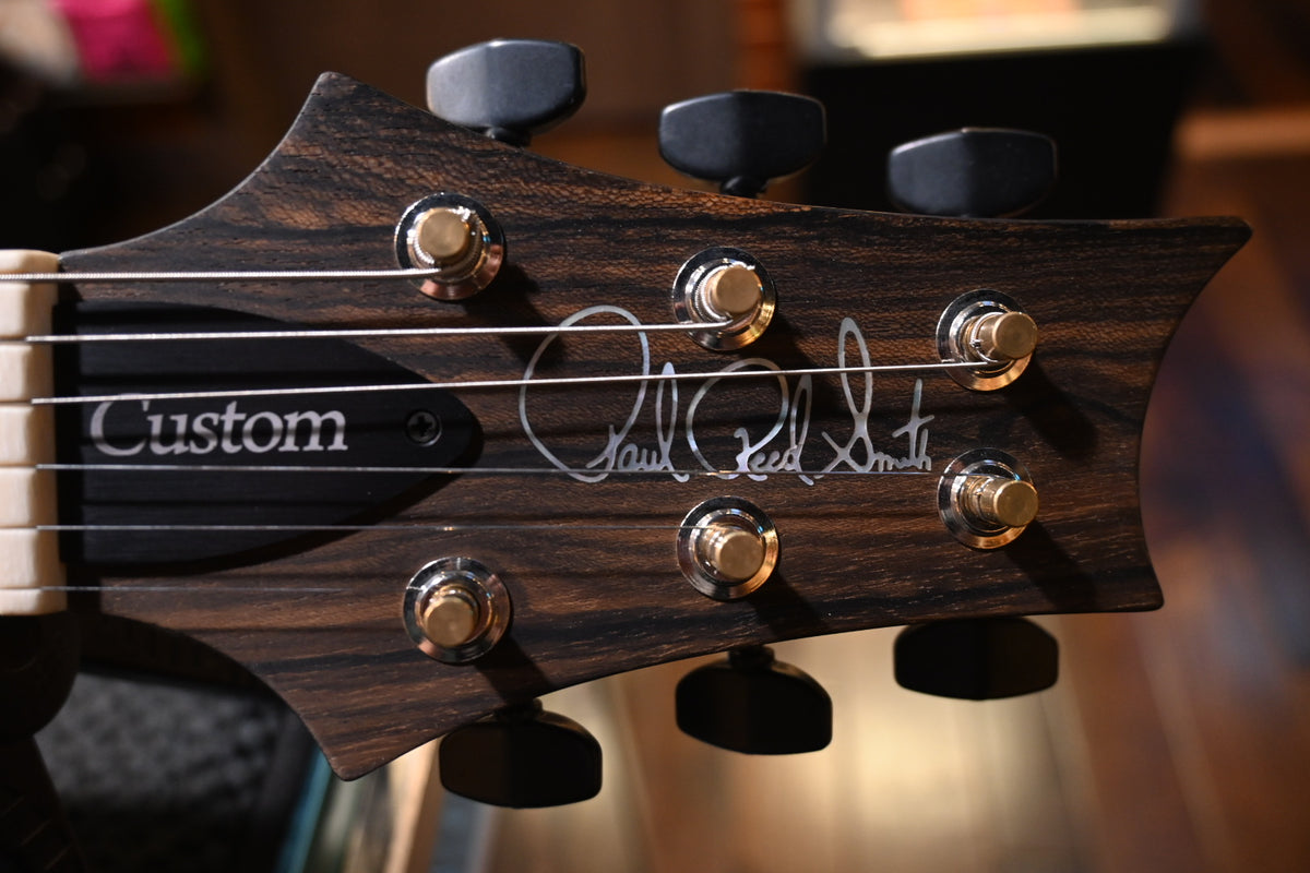 PRS Wood Library Custom 24 Stoptail Limited Edition 10-Top - Charcoal Guitar #0111