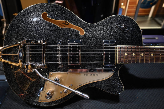 Duesenberg Starplayer TV - Black Sparkle Guitar #1775