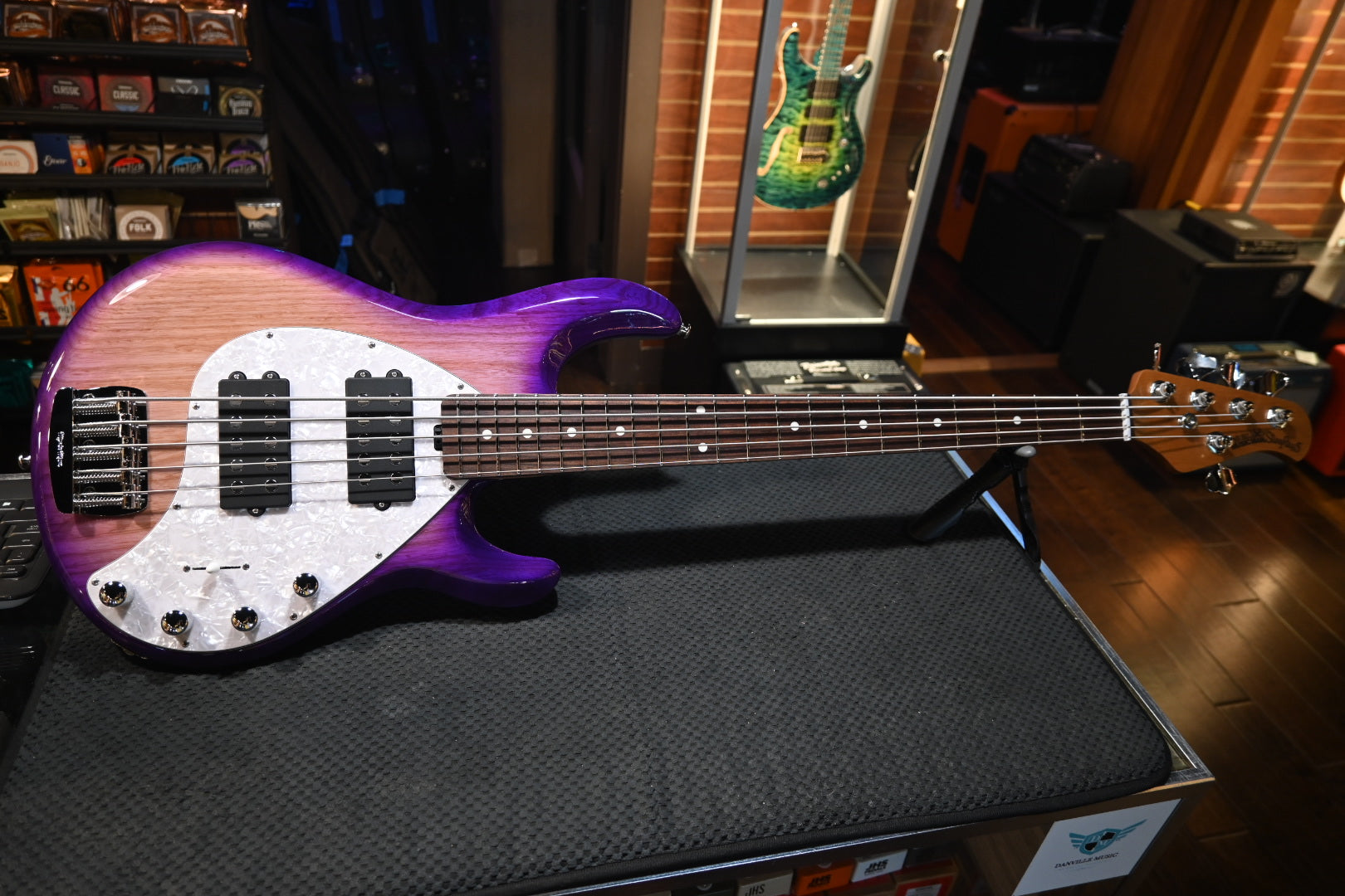 Music Man Stingray Special 5 HH - Purple Sunset Bass #4963 - Danville Music