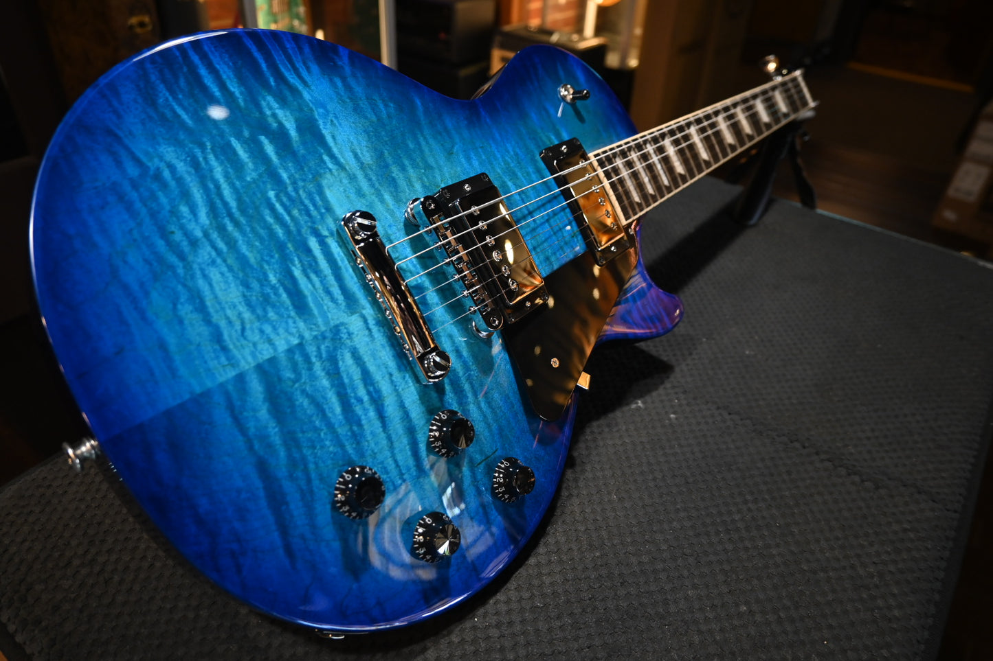 Gibson Les Paul Studio Session - Cobalt Burst Guitar #0259 - Danville Music