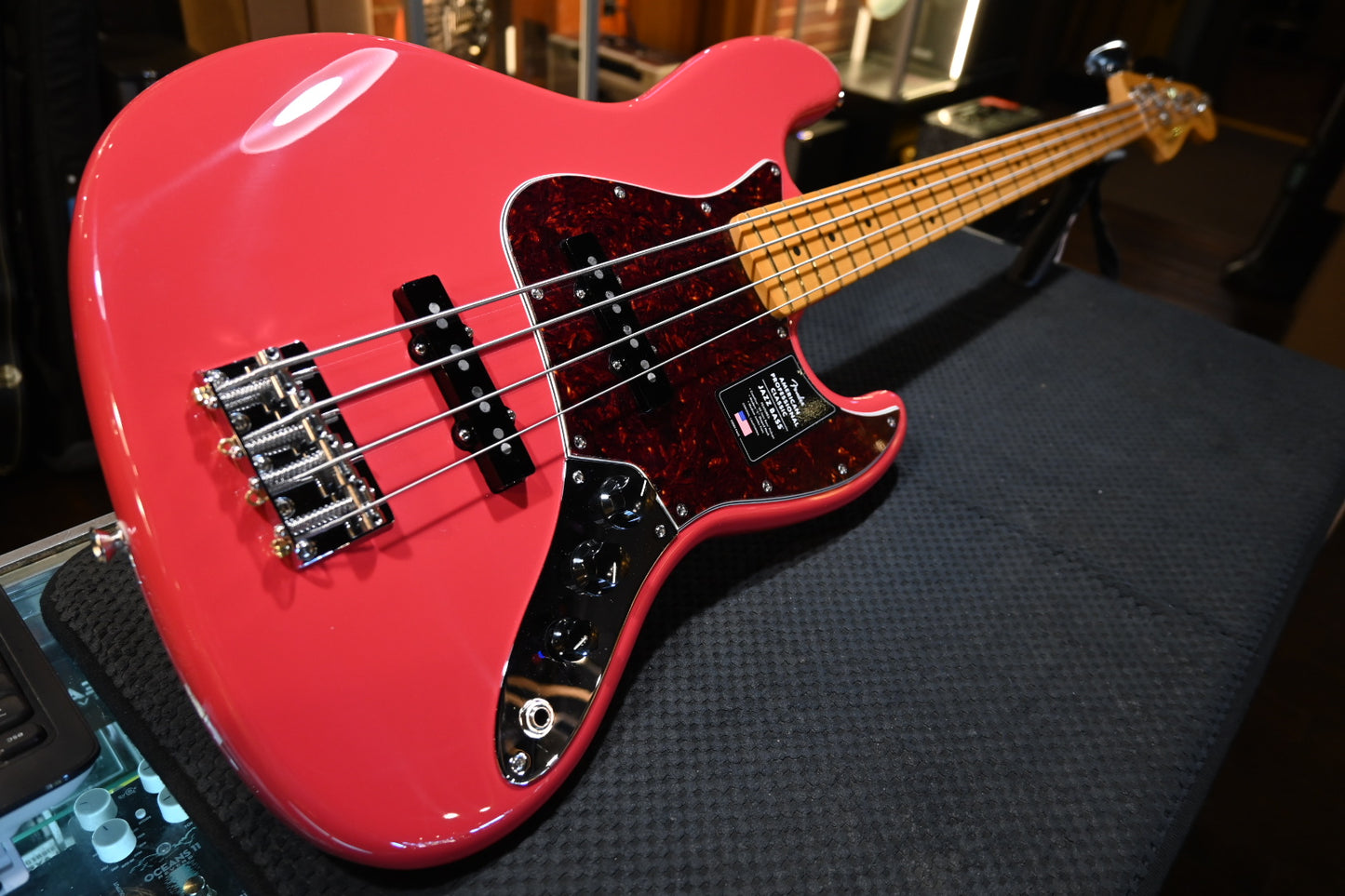 Fender American Professional Classic Jazz Bass - Faded Dakota Red Bass #9017