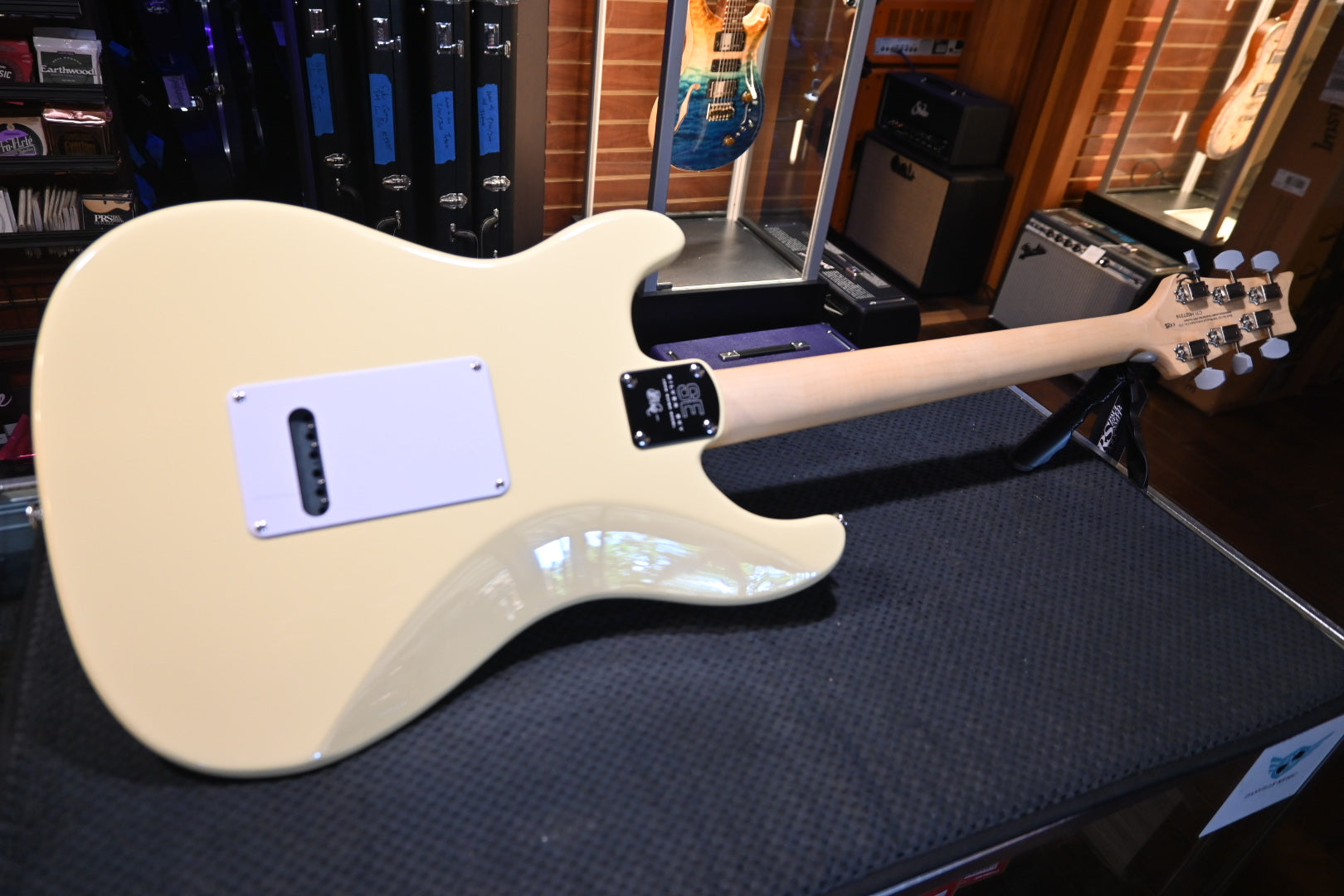 PRS SE Silver Sky Maple - Moon White Guitar #7314 - Danville Music