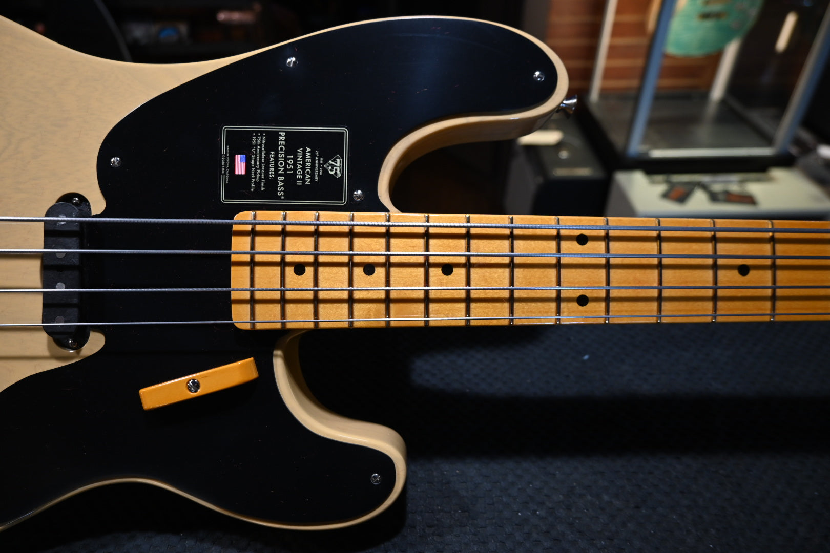 Fender American Vintage II 1951 Precision Bass - Butterscotch Blonde Guitar - Danville Music