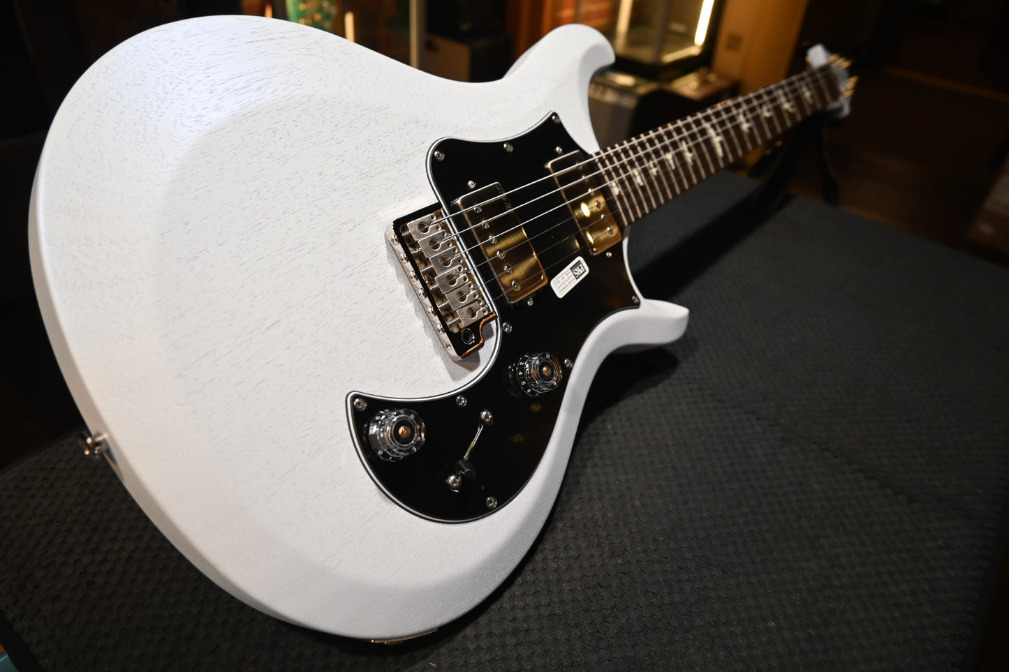 PRS S2 Standard 24 Satin - Pearl White Guitar #2553 - Danville Music
