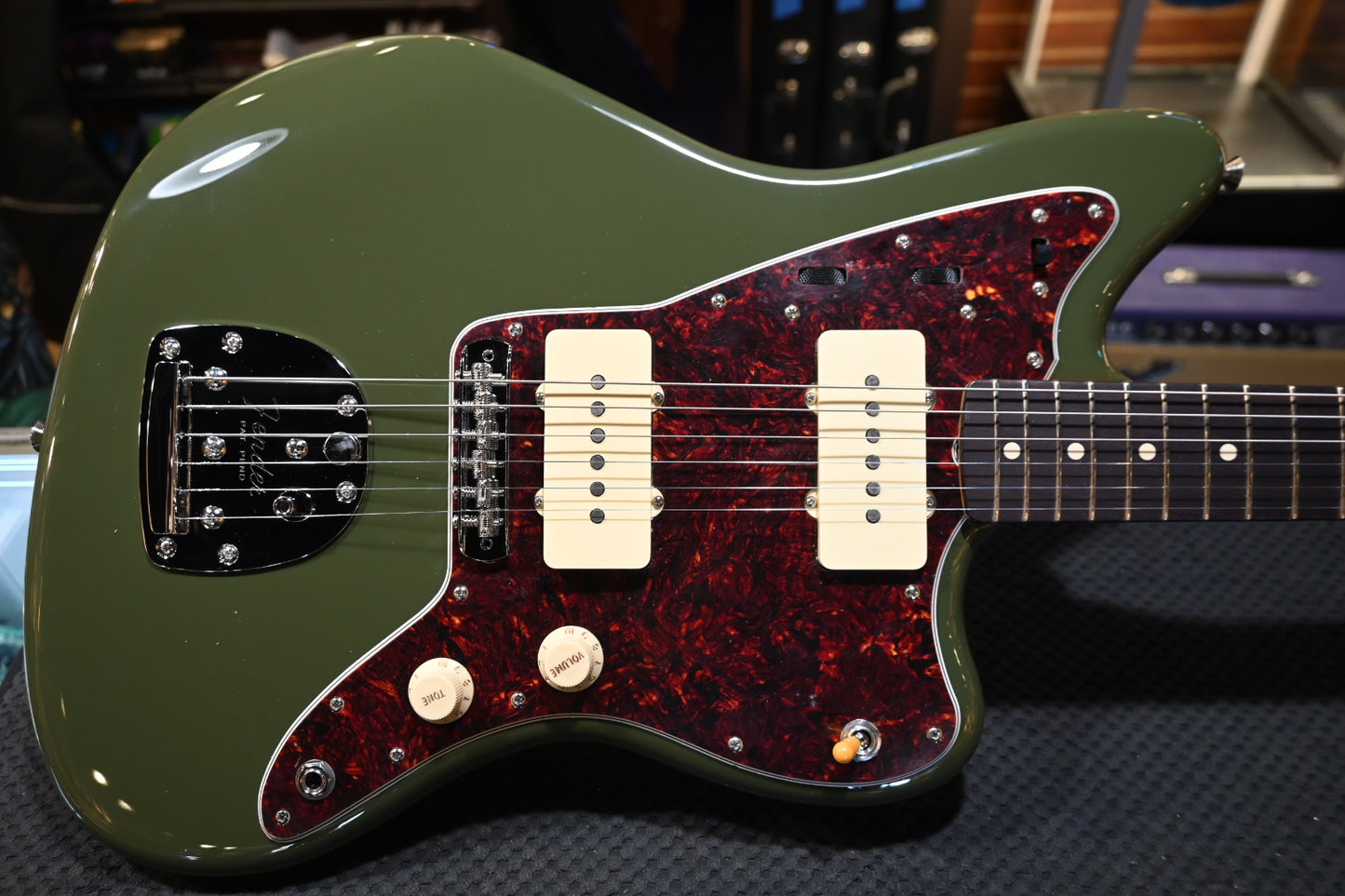 Fender Limited Edition Vintera II ‘50s Jazzmaster - Olive Guitar #7300 - Danville Music