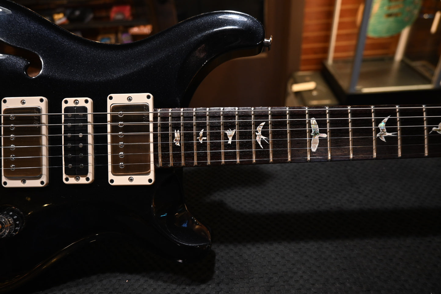 PRS Special Semi-Hollow 2024 - Metallic Black Guitar #7641 - Danville Music