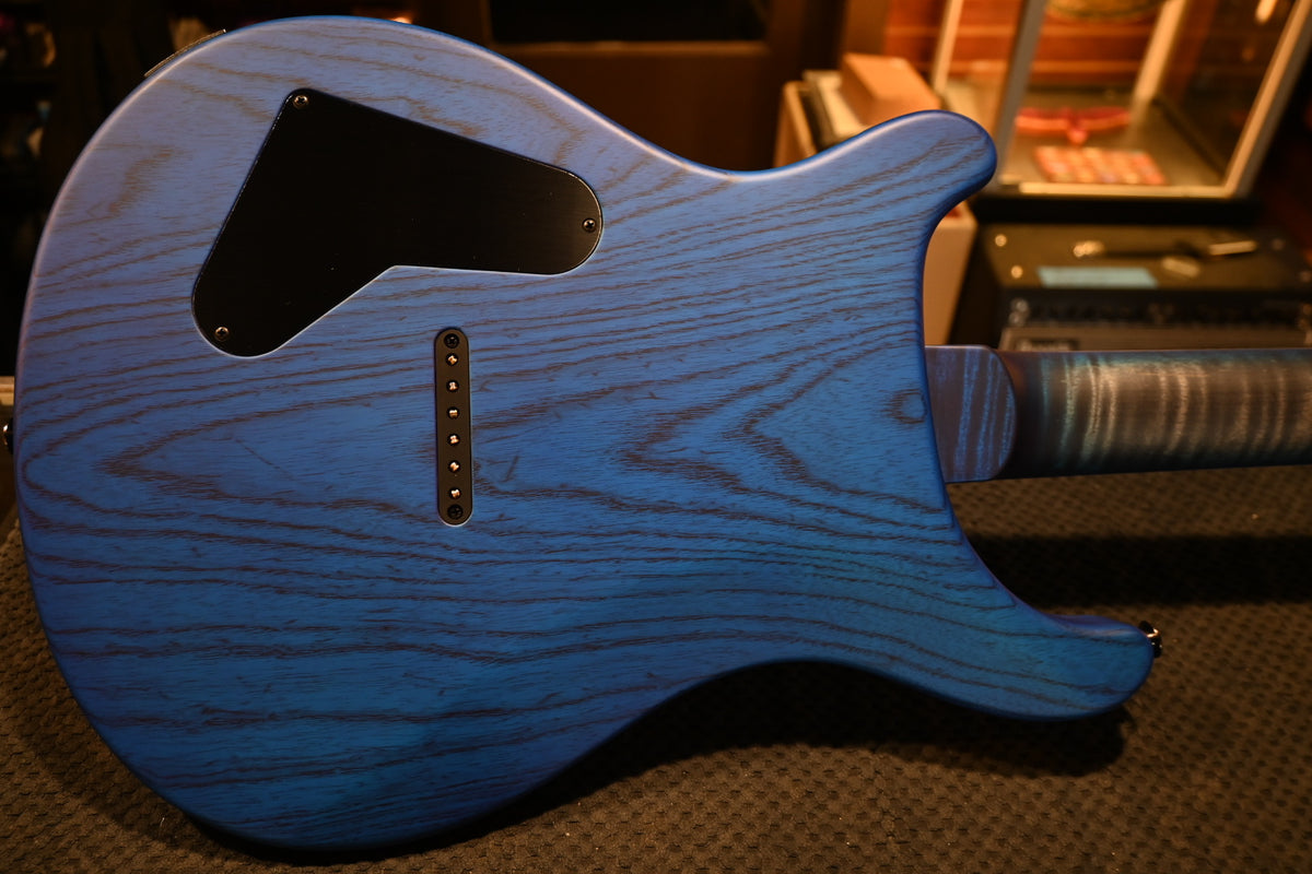 PRS Wood Library Holcomb 10-Top - Charcoal Blue Wrap Burst Satin Guitar #0435