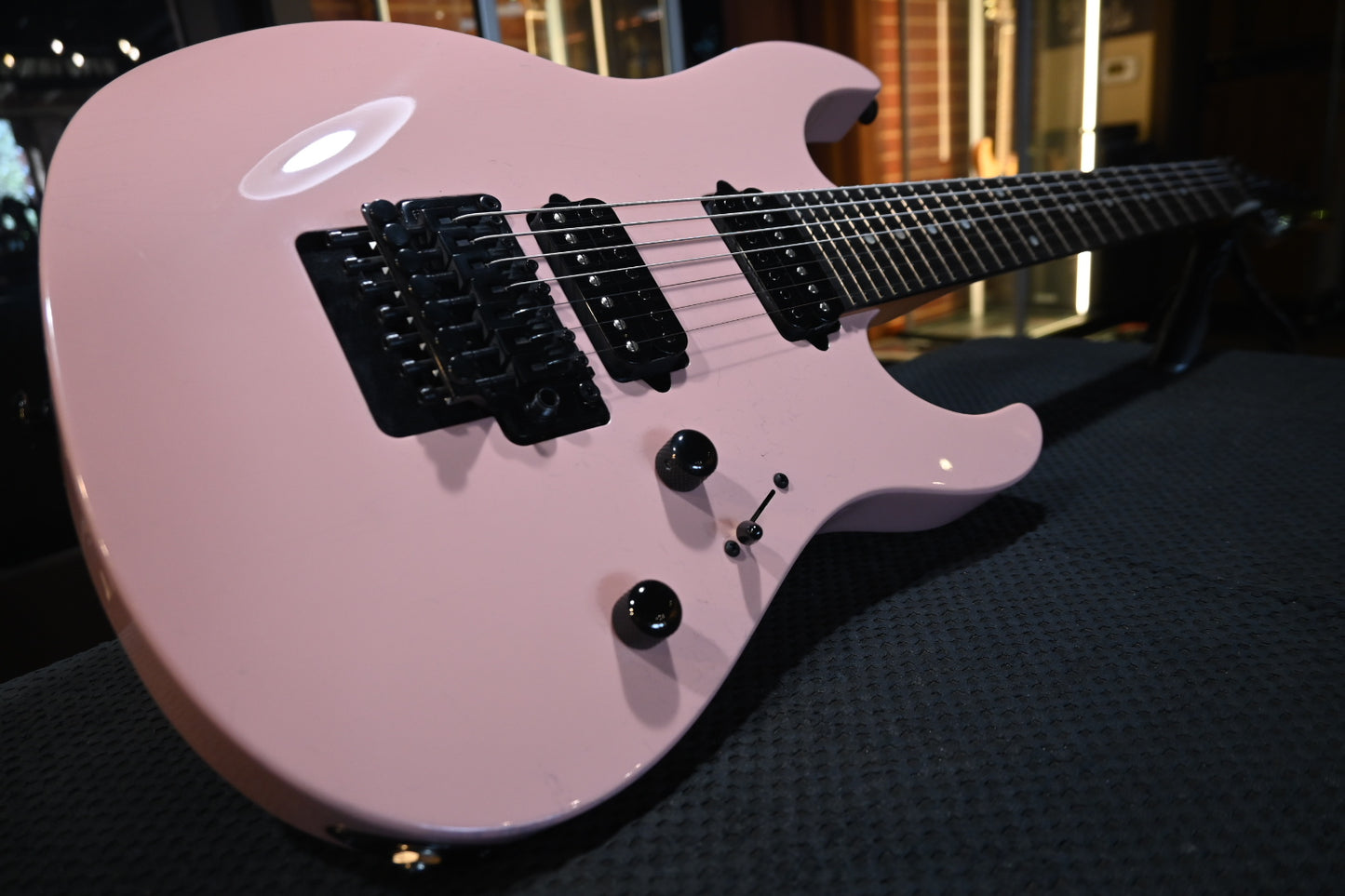 Suhr Modern 7 Antique Floyd - Shell Pink Guitar #1219 - Danville Music