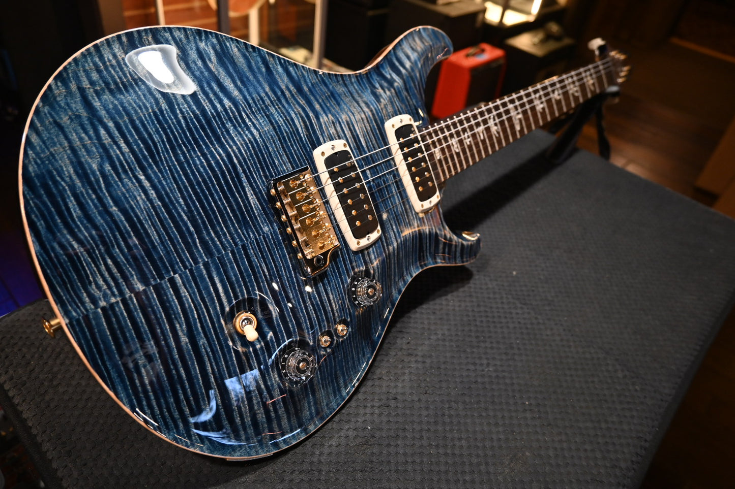 PRS Custom 24-08 10-Top - Faded Whale Blue Guitar #7146