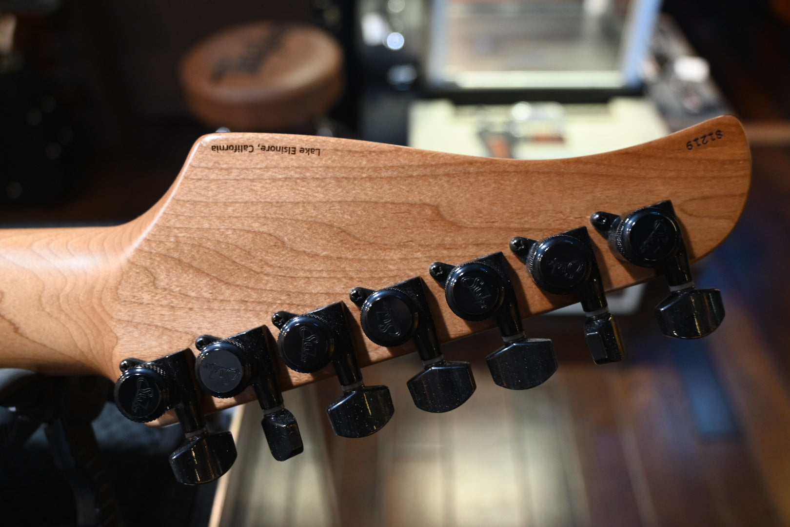Suhr Modern 7 Antique Floyd - Shell Pink Guitar #1219 - Danville Music