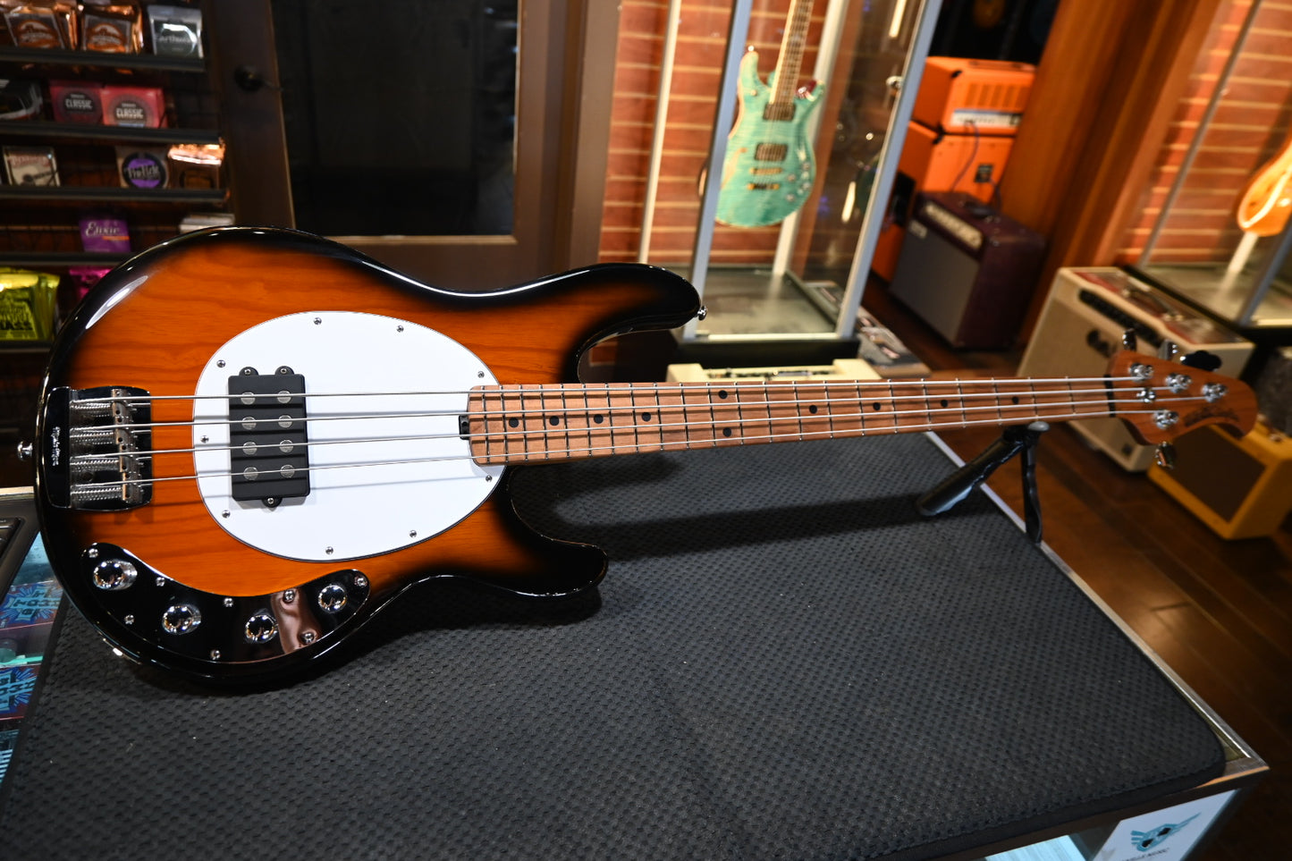 Music Man Stingray Special H - Vintage Tobacco Bass #3595 USED - Danville Music