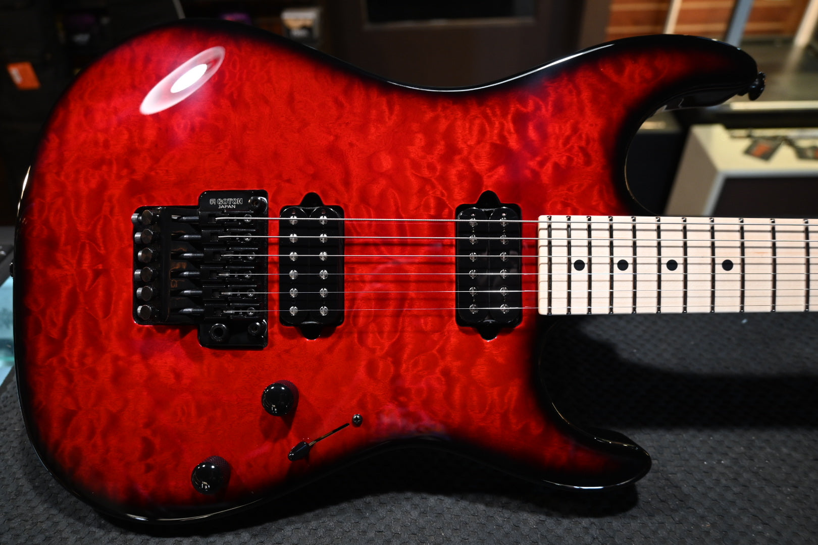 Suhr Standard Thin Burst Limited Edition - Trans Red Guitar #9373 - Danville Music