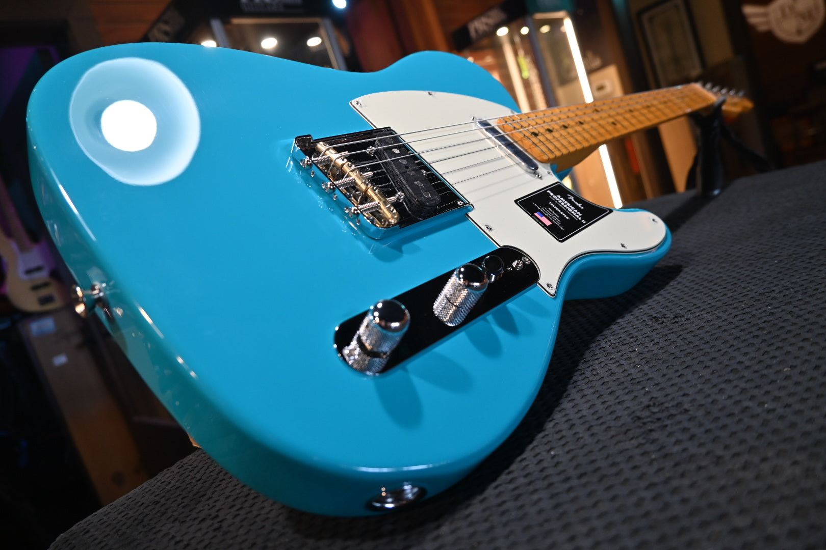 Fender American Professional II Telecaster - Miami Blue Guitar #2221 - Danville Music