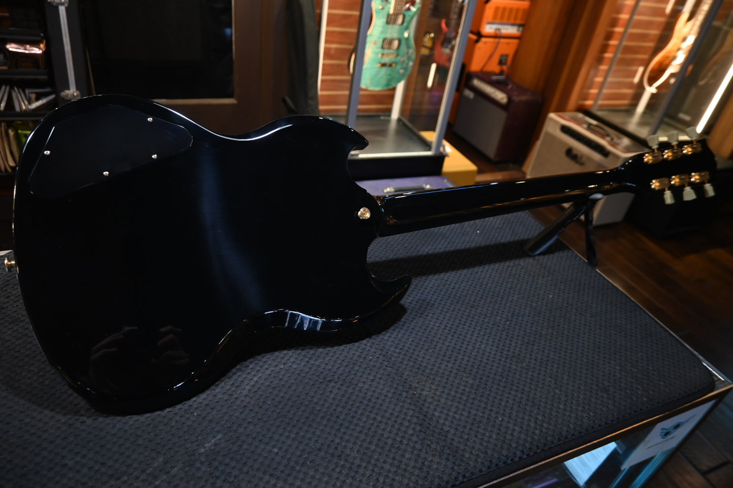 Gibson SG Standard ‘61 Maestro Vibrola T-Type Limited Run - Ebony Guitar #0195 - Danville Music