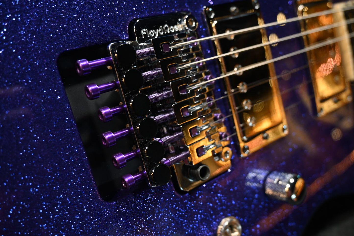 Jackson Custom Shop SL 2H FR 2023 - Purple Sparkle Guitar #0549 - Danville Music