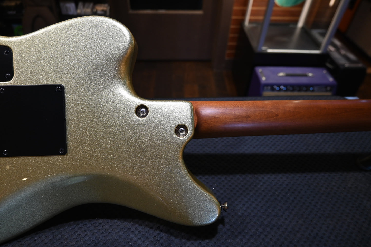 Tom Anderson Raven - Electrum Green Gold Guitar #825N - Danville Music
