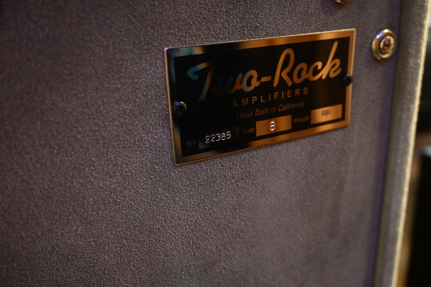 Two Rock TS w/Matching 2x12 Cabinet - Dark Grey Suede Amplifier #351