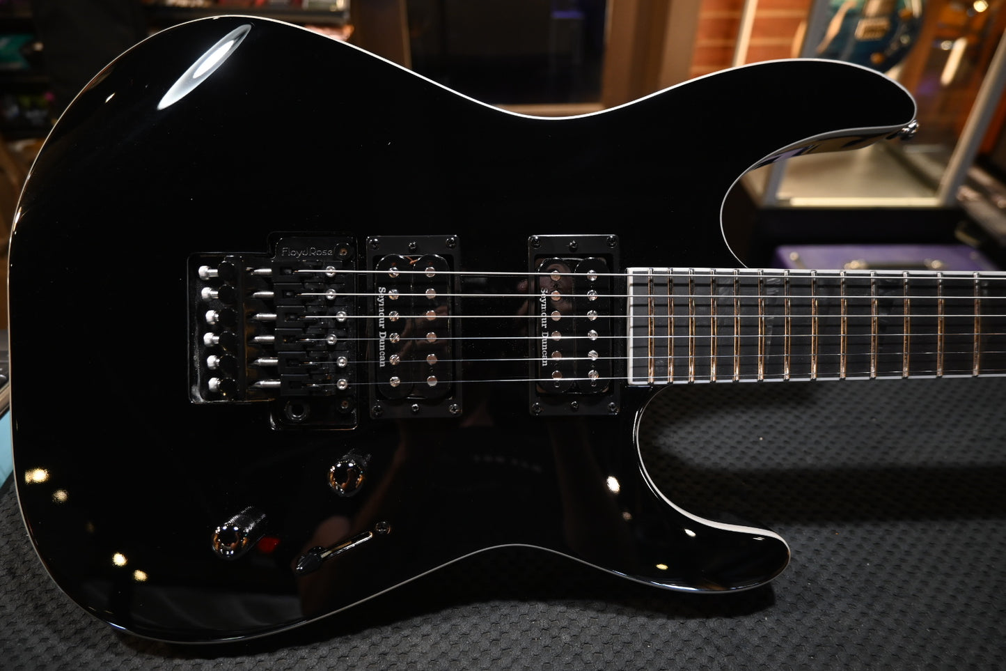 Jackson Pro Plus Soloist SL2 - Black Guitar #0218 - Danville Music