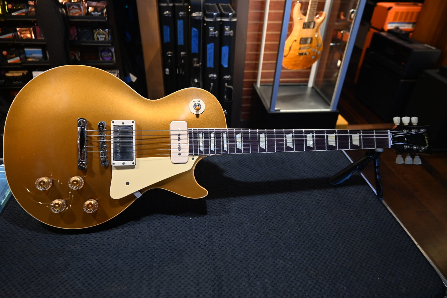 Gibson Custom Shop 1956 Les Paul Standard Reissue Goldtop VOS PSL - Double Gold Guitar #4522