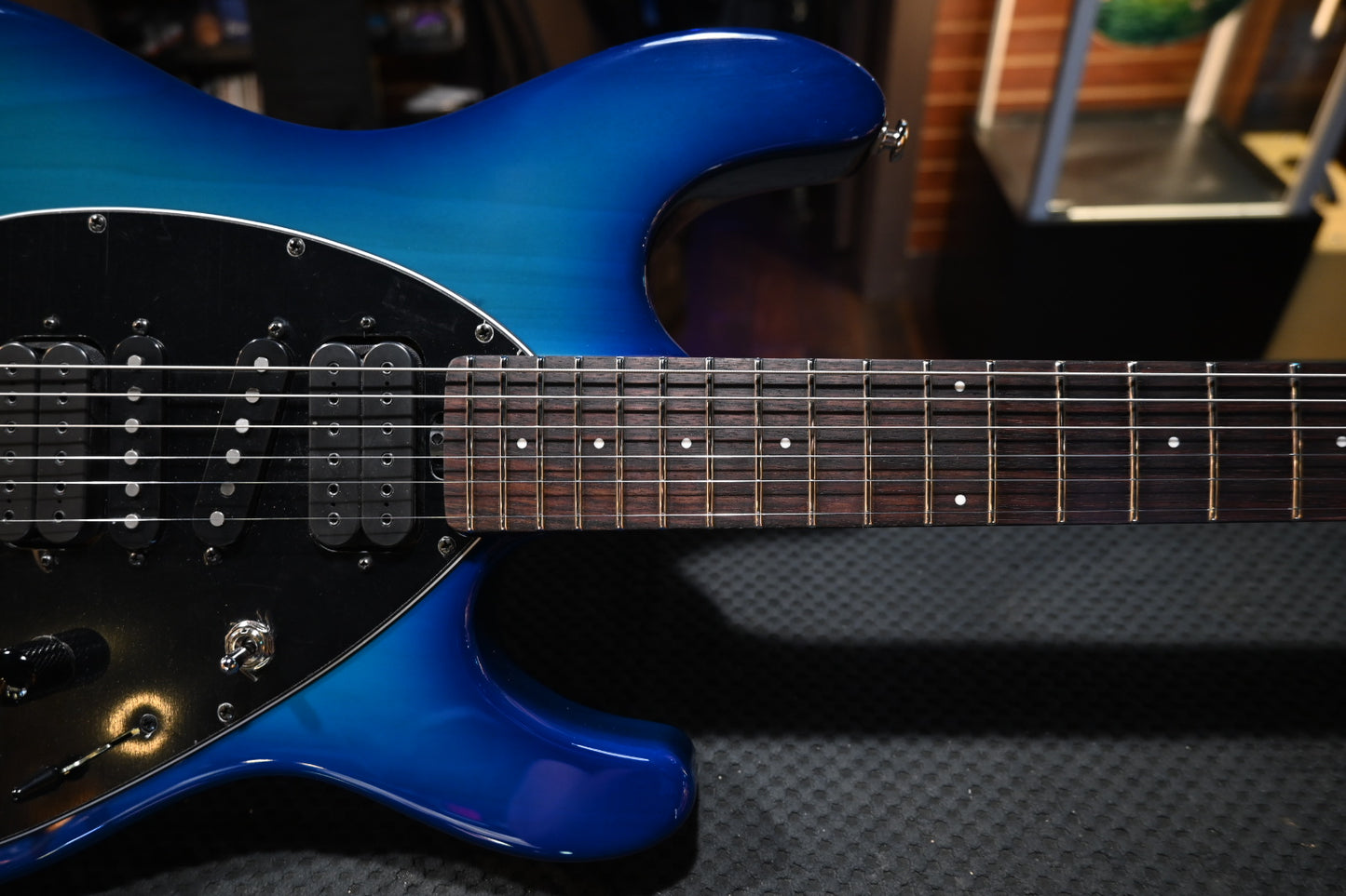 Music Man Steve Morse Signature - Morse Blue Burst Guitar #6515