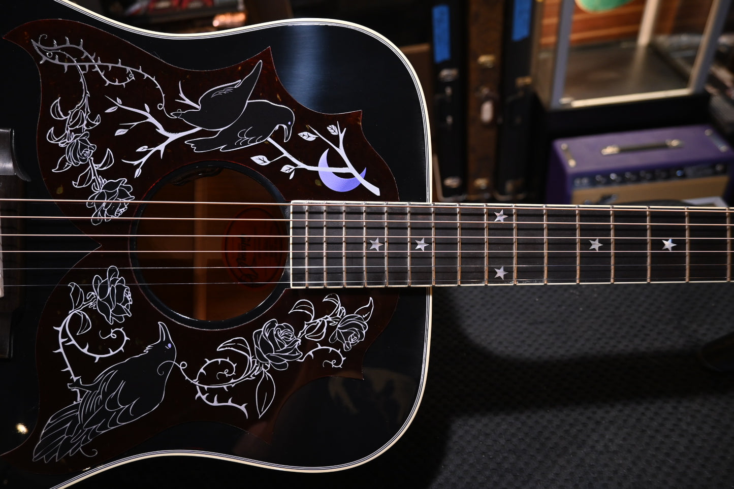Gibson Custom Shop Kirk Hammett Raven - Ebony Guitar #5068 - Danville Music