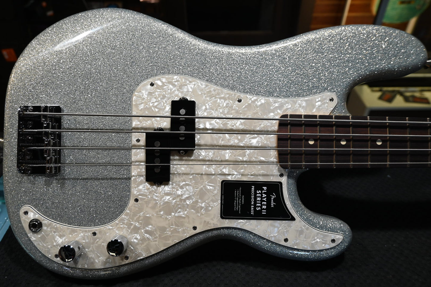 Fender 75th Anniversary Player II Precision Bass - Diamond Dust Sparkle Bass #5477 - Danville Music