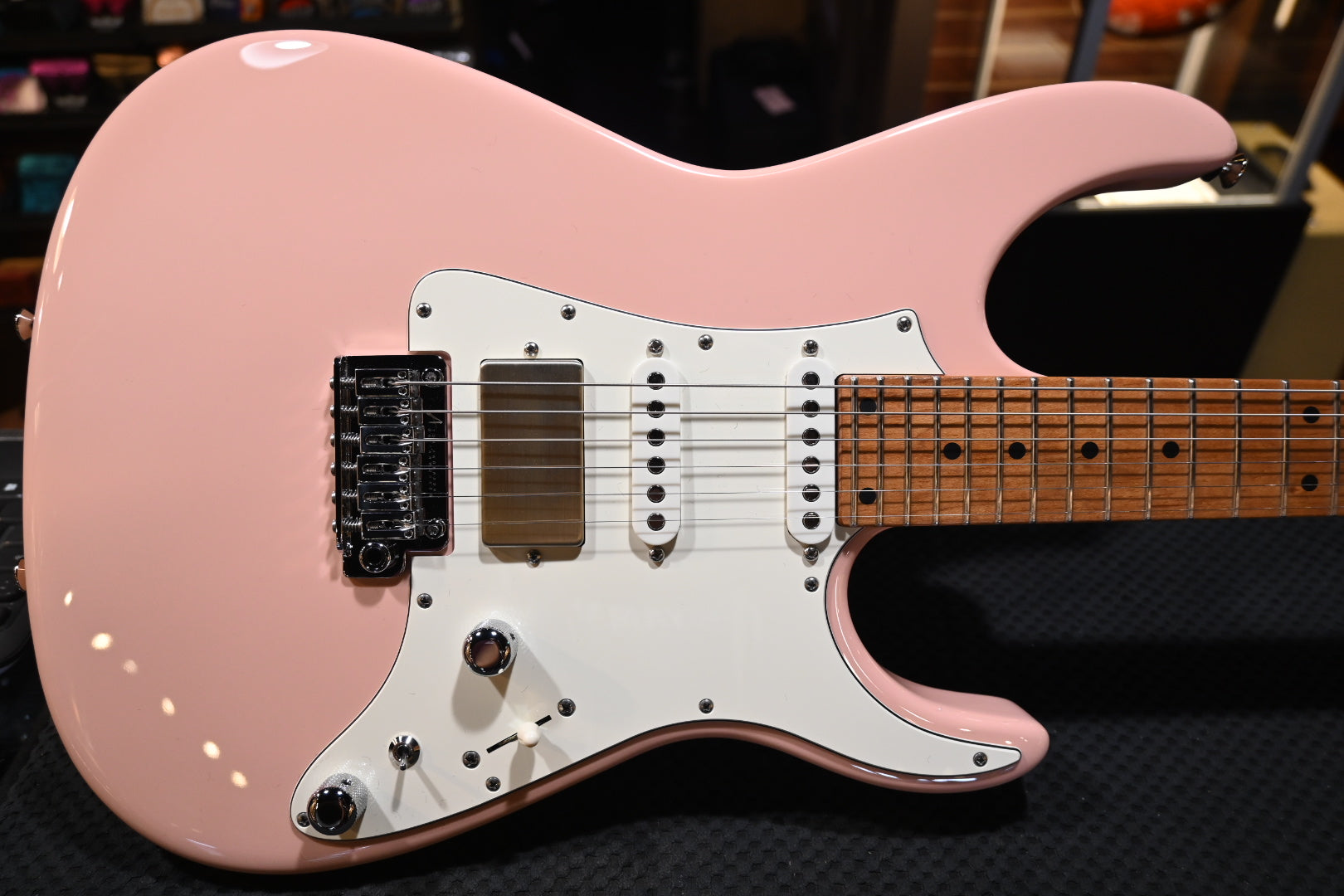 Tom Anderson Guardian Angel Player - Shell Pink Guitar #323A - Danville Music