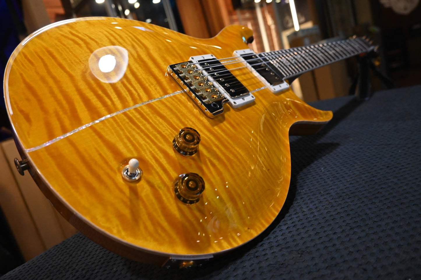 PRS Santana Retro 10-Top 2023 - Santana Yellow Guitar #6838