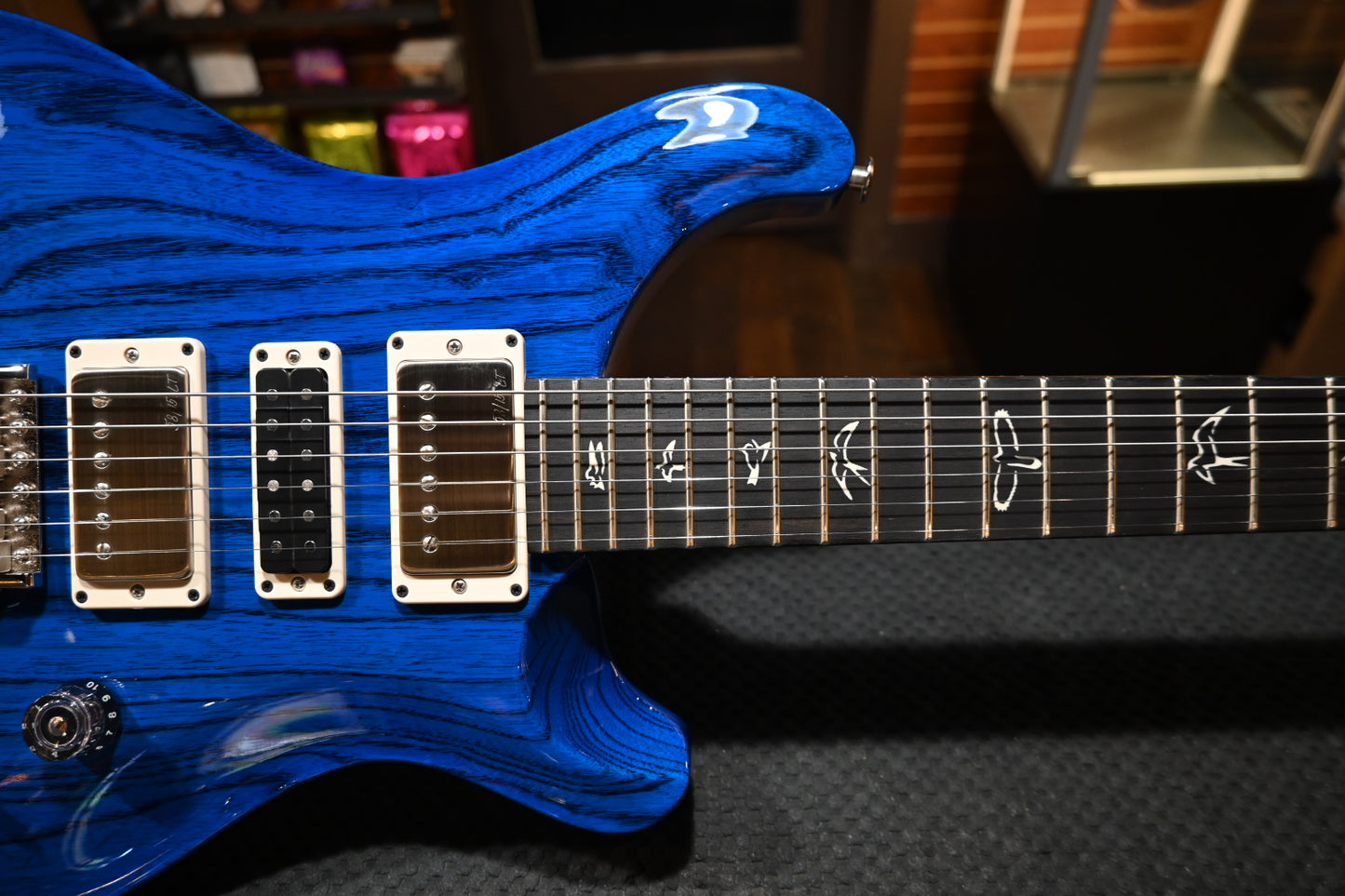 PRS Wood Library Swamp Ash Special - Blue Matteo Guitar #1584