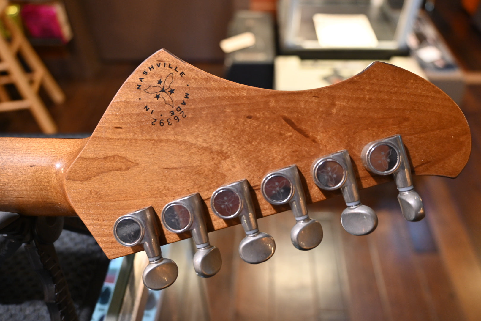 Novo Nucleus Voltur V2 - Ice Blue Metallic Guitar #2639 - Danville Music