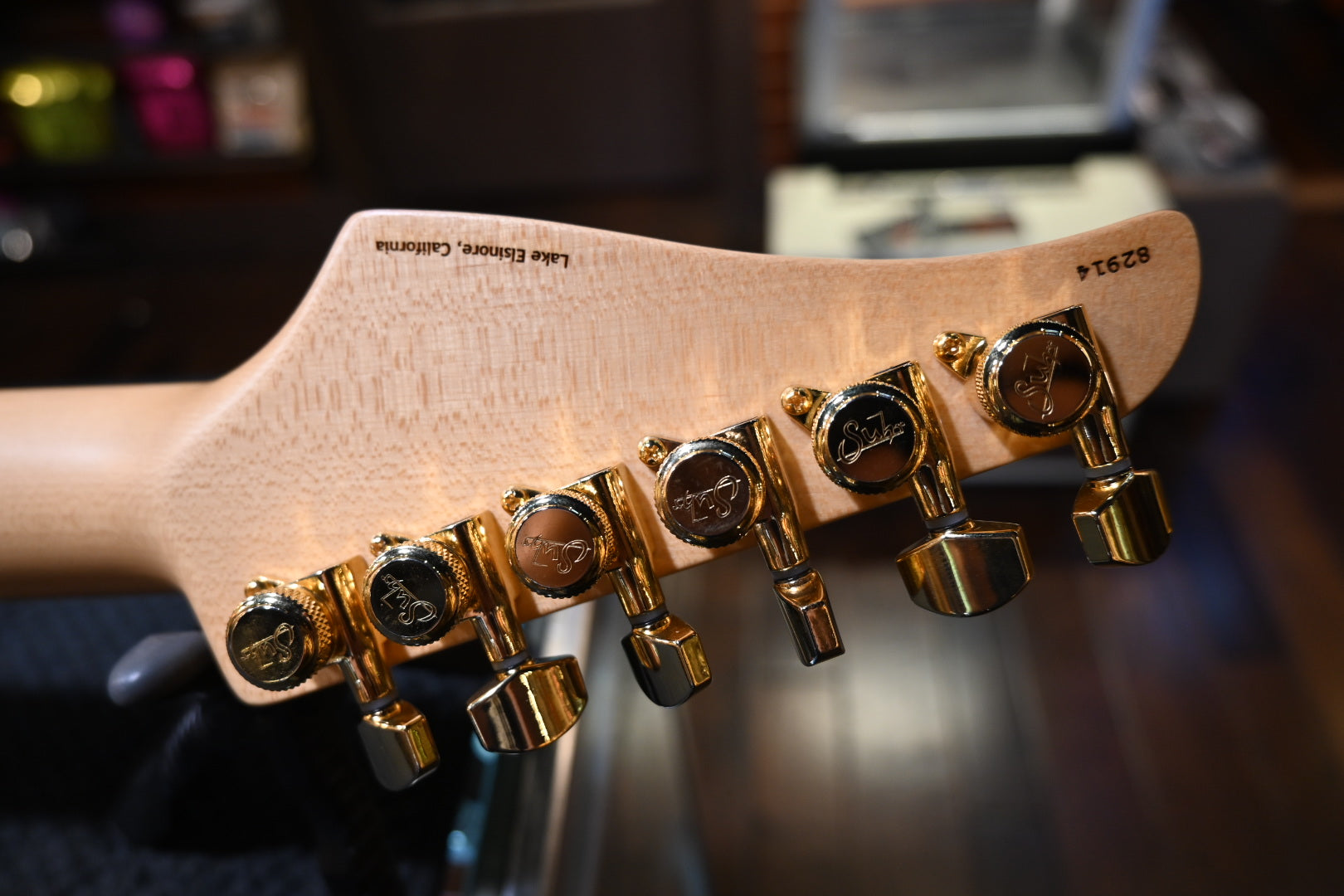Suhr Custom Classic S - Black Guitar #2914 - Danville Music