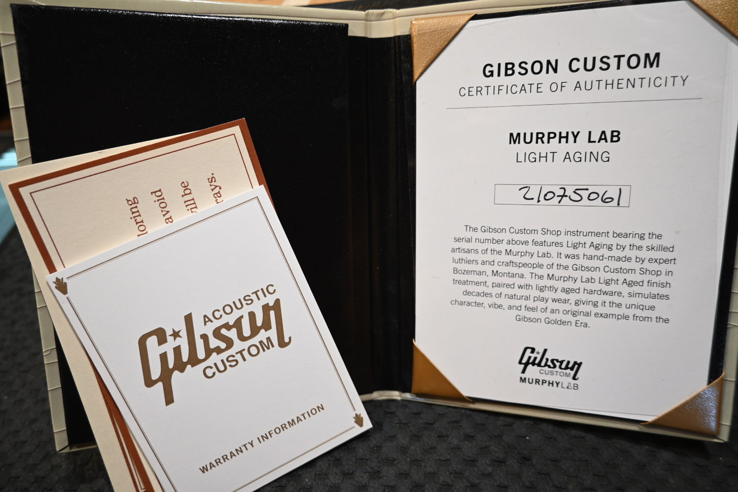 Gibson Custom Shop 1963 Dove 2025 Murphy Lab Light Aged - Dark Natural Guitar #5061 - Danville Music