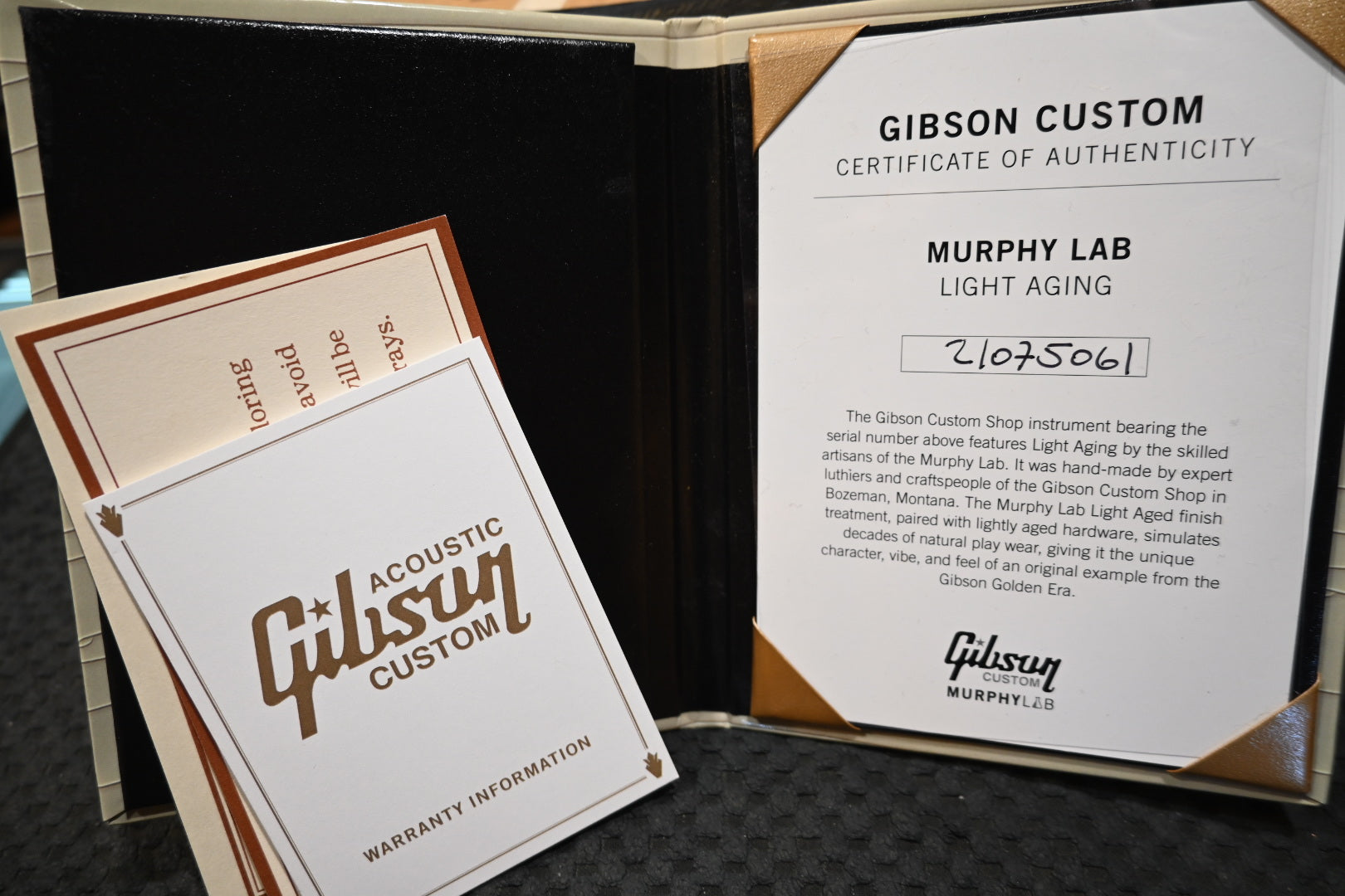 Gibson Custom Shop 1963 Dove 2025 Murphy Lab Light Aged - Dark Natural Guitar #5061 - Danville Music