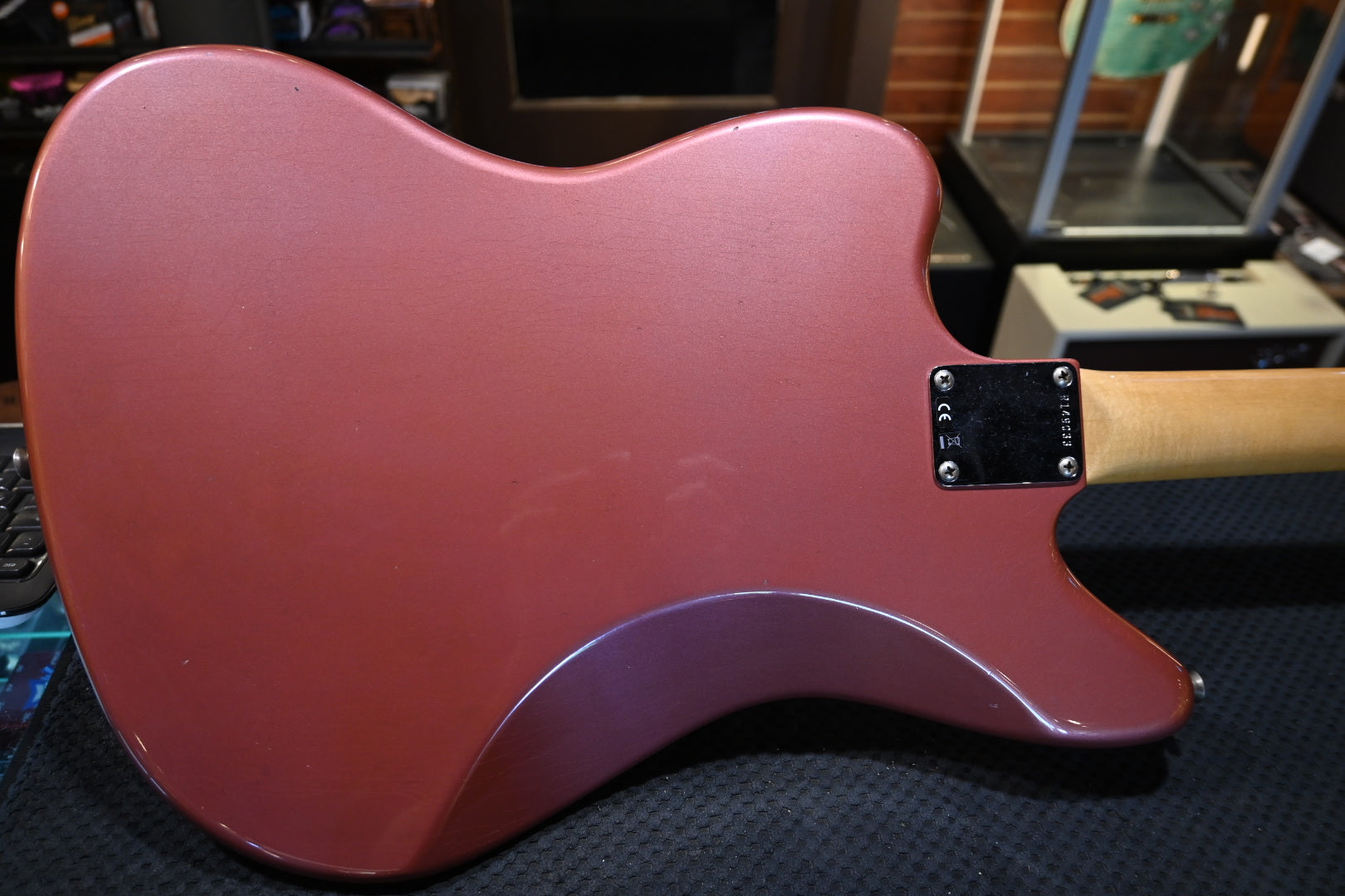Fender Custom Shop 1963 Jaguar Journeyman - Aged Burgundy Mist Metallic Guitar #9033 - Danville Music