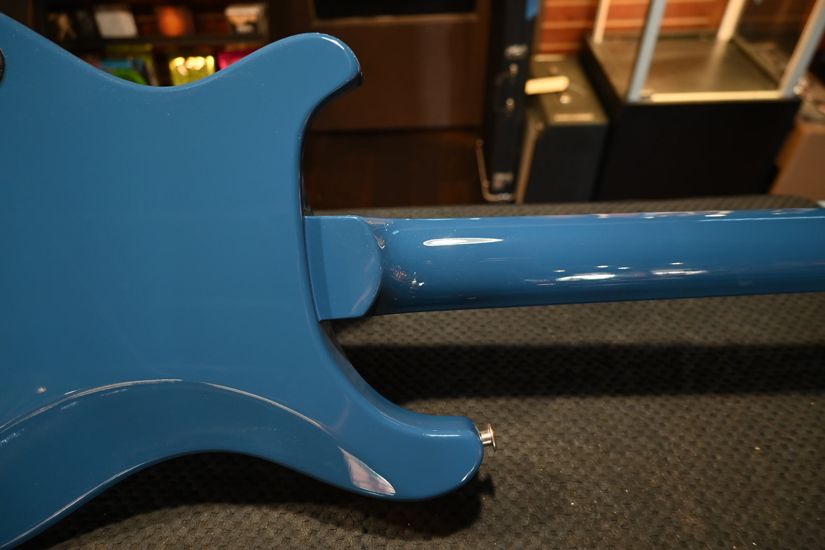 PRS Wood Library S2 McCarty 594 Thinline 85/15s and Ebony Board - Space Blue Guitar #5487 - Danville Music