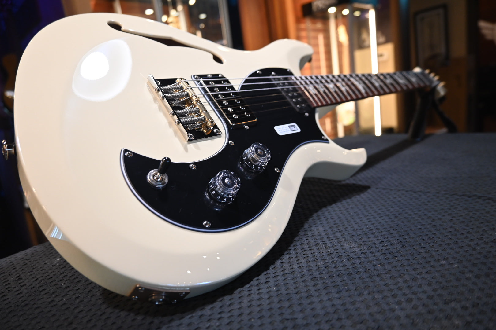 PRS S2 Vela Semi-Hollow - Antique White Guitar #0935 - Danville Music