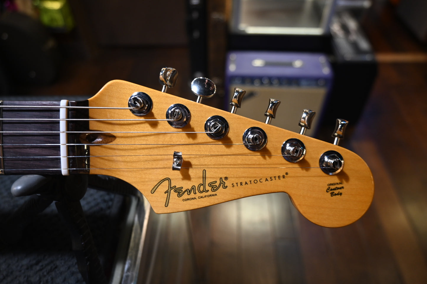 Fender American Professional Classic Stratocaster HSS - Sherwood Green Metallic Guitar #1615