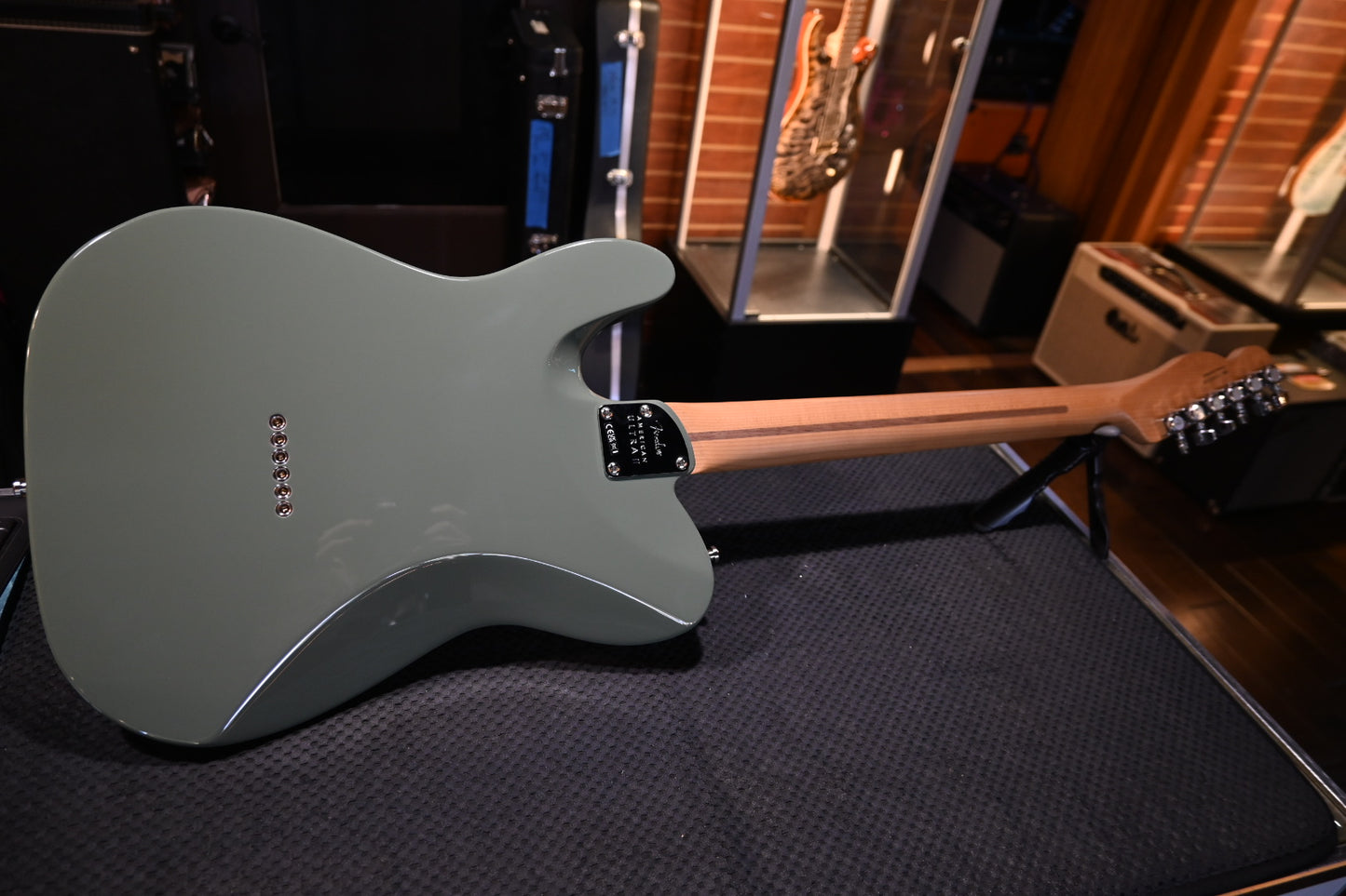 Fender Limited Edition American Ultra II Telecaster - Antique Olive Guitar #3358