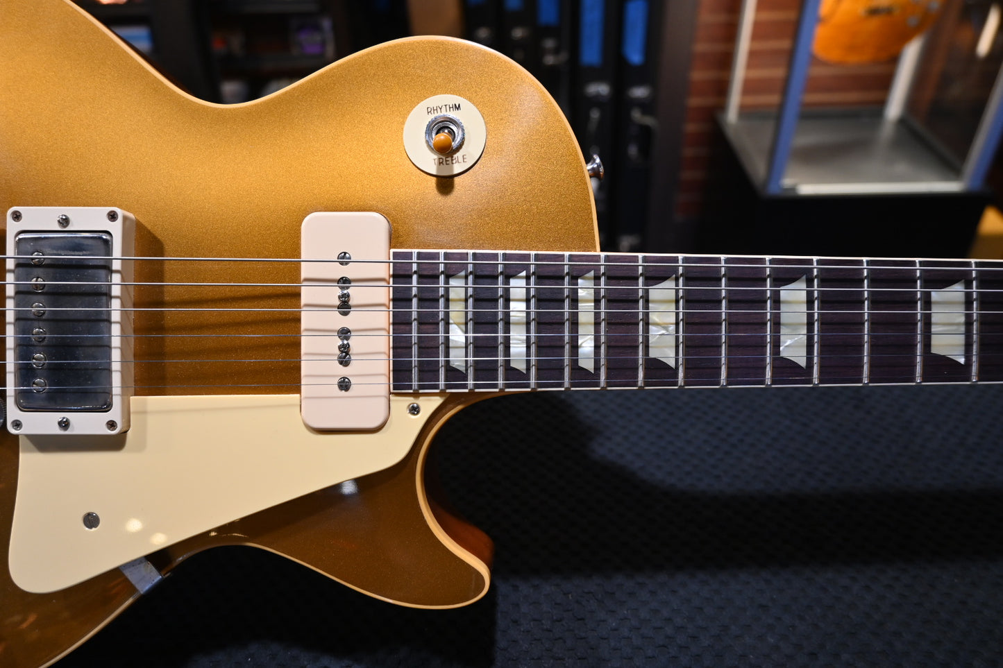 Gibson Custom Shop 1956 Les Paul Standard Reissue Goldtop VOS PSL - Double Gold Guitar #4522