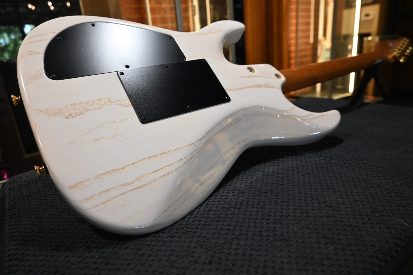 Tom Anderson Angel Player - White with Gold Doghair Guitar #926P